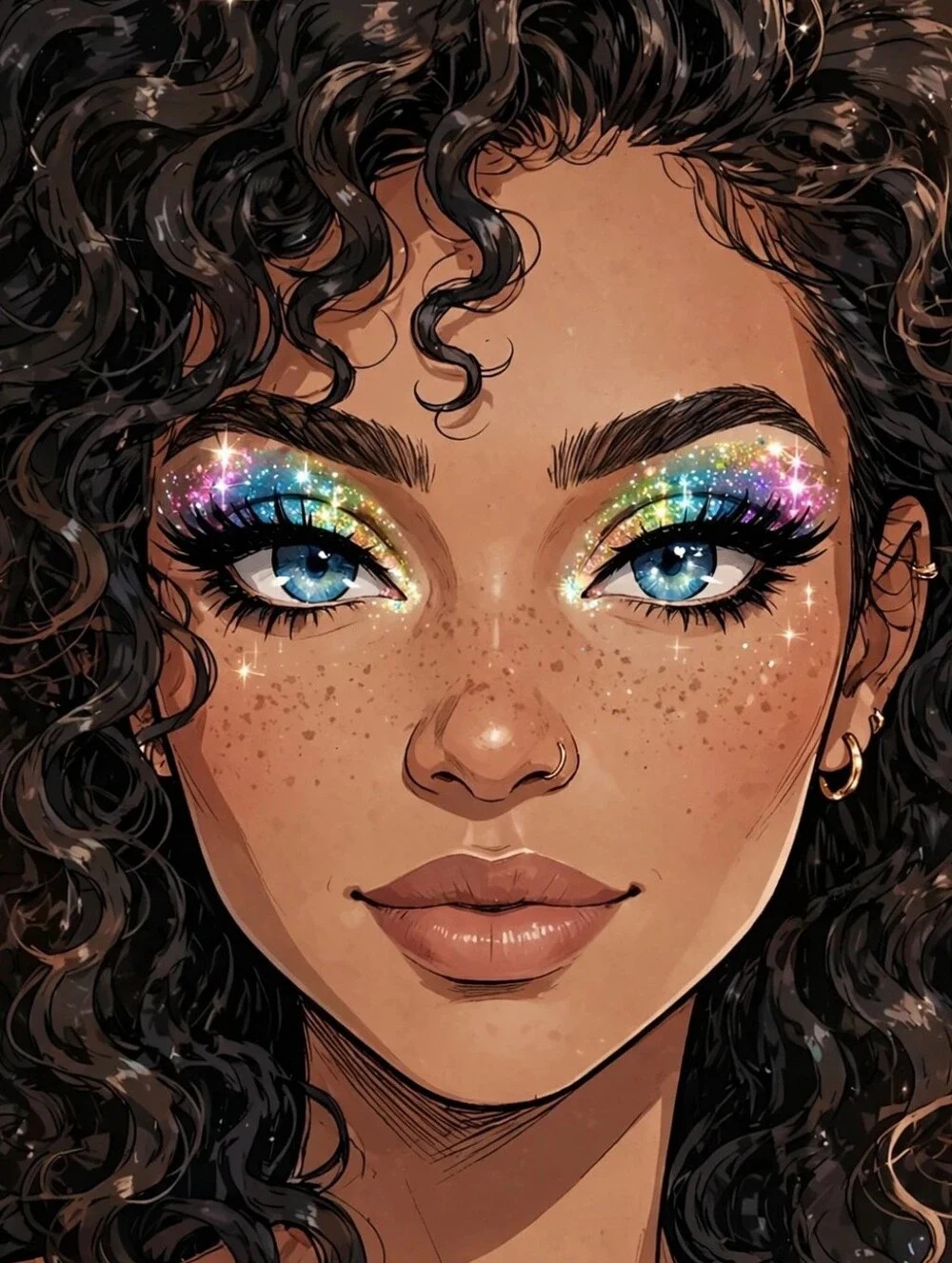 Diva Blue - Color Eye Wear Lenses - Costume Enhancements